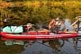 World's First Amphibious Pedal Paddle Recumbent Bike Boat Takes Epic, 150-Mile Journey