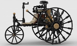 World's First Automobile Was Built by Benz in 1885. Here's a LEGO Version of It