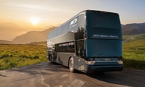 World's First Electric Double Deck Coach Completes 2,500-Mile Trip Using Public Charging