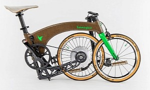 World's First Folding E-Bike With a Frame Made of Flax Plant Fibers Is Here, Weighs 15 Lbs