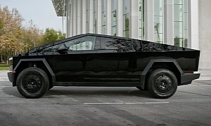 World's First Gloss Black Cybertruck Is Ready for Delivery, VIP Customer Will Pick It Up