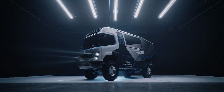Gaussin unveils the world's first hydrogen-powered electric truck