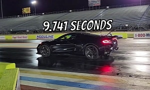 World's First Twin-Turbo 2024 Corvette E-Ray Clocks 9s in the Quarter Mile on Stock Tires