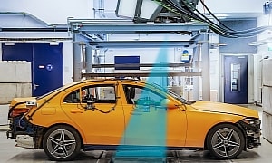 World's First X-Ray Crash Test Puts a Mercedes C-Class in the Spotlight Like Never Before