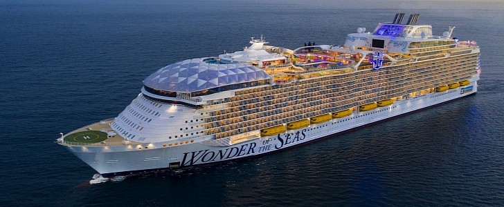 Royal Caribbean's "Wonder of the Seas" Cruise Ship