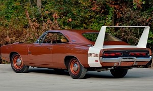 World's Lowest-Mileage 1969 Dodge HEMI Daytona Sells for Record $1.4 Million