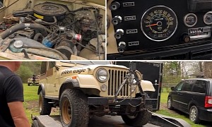 World's Lowest-Mileage 1979 Jeep Golden Eagle Comes Out of the Barn After 36 Years