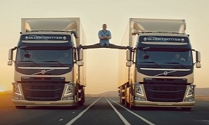 World's Most Epic Split Was Carried Out in 2013, Van Damme Used Two Volvo Trucks
