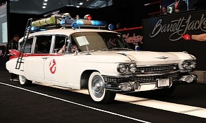 World's Most Famous Hearse, the Ghostbusters Ecto-1, Gets Two-Minute Record Bid
