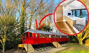 World's Only Converted London Underground Carriage Is One Way to Experience Tiny Living