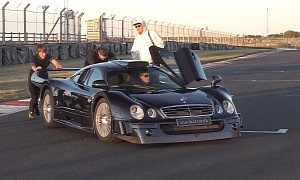 World's Rarest and Most Mysterious Mercedes-Benz CLK GTR Hits the Track