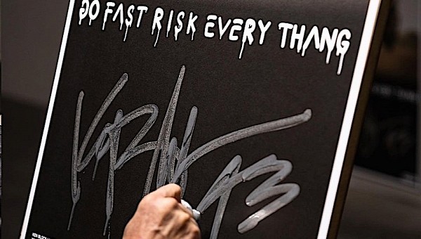 Ken Block and his "Go Fast Risk Every Thang" creed
