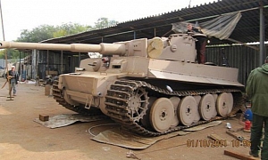World War II Tiger I Tank Replica Build <span>· Photo Gallery</span>