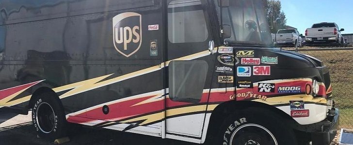 UPS race truck, the world's fastest UPS truck