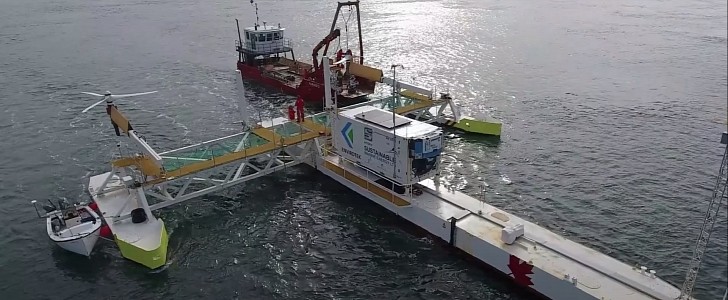 PLAT-I Floating Tidal Energy Array from Sustainable Marine