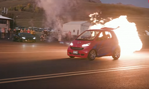 World’s First Jet-Powered smart fortwo Can Reach 220mph