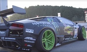 World’s First Lamborghini Drift Car is a RWD Murcielago for Japan’s D1GP