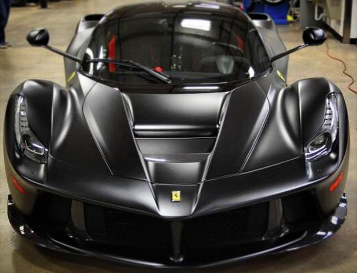 World’s First Matte Black Ferrari LaFerrari 