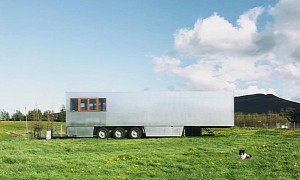 World’s First Mobile Hotel Is a Refrigerated Semi-Trailer Turned Premium Camper