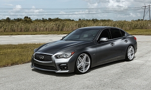World’s First Modified 2014 Infiniti Q50 S Gets Vossen Concave Wheels <span>· Video</span>