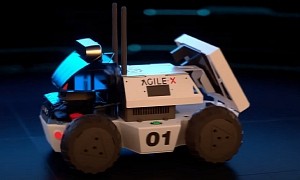 World’s First Multi-Modal Mobile Robot Looks Like a Toy Car, Has Four Steering Modes