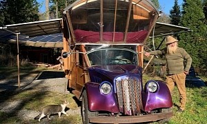 World’s First Solar-Electric Hybrid Gypsy Wagon: SunRay Kelley’s Magical RV