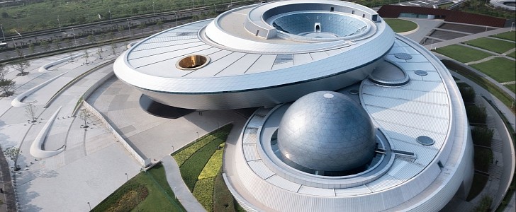 The world's largest astronomy museum has no straight lines or sharp angles.