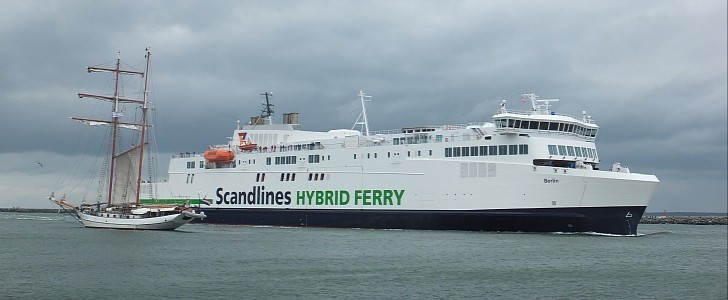The future electric ferry will increase the cargo capacity on its designated route