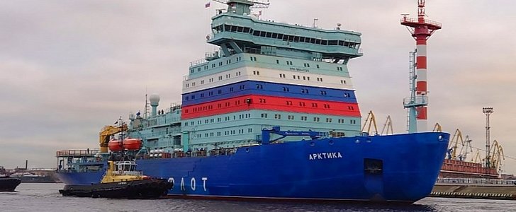 Arktika, world's largest and most powerful nuclear-powered icebreaker, completes maiden voyage
