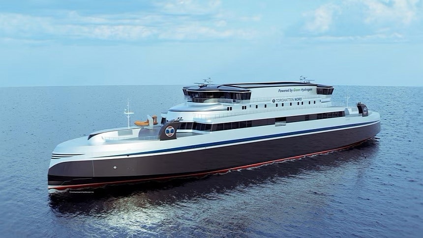 A Norwegian shipyard will build two new hydrogen-powered ferries
