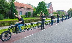 World’s Longest Bike Looks Like the Support Structures of a Walmart Store
