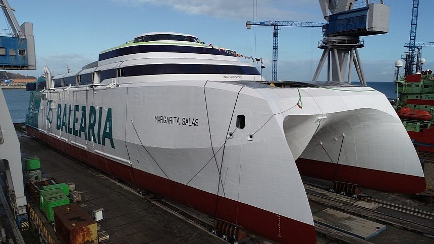 Margarita Salas is the newest dual-fuel high-speed ferry