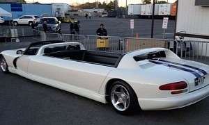 World’s Only Dodge Viper Limousine Fails to Secure Even One Bid After Listing