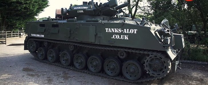 World’s Only Stretched Tracked Vehicle, the Tank Limo, Is How You Do Prom Right