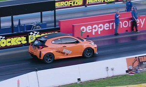 World's Quickest GR Yaris Aiming for 10-Second Quarter-Mile, Things Start to Break