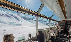 World’s Slowest Express Train With Panoramic Windows Gives Luxury Travel a New Meaning