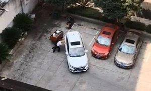 World’s Worst Driver Tries 15 Times to Back Into Parking Spot, Still Fails