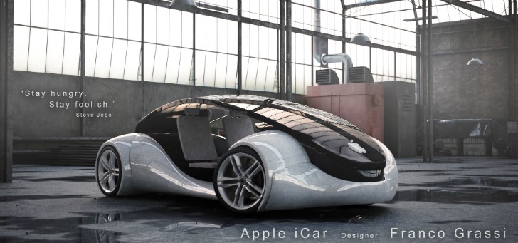 Apple iCar design study by Franco Grassi