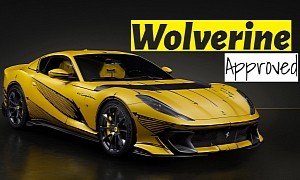 Wowzers: Bespoke Ferrari 812 Competizione Breaks Cover Looking Sketchy, but in a Good Way