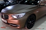 Wrapped BMW 5 Series GT Looks Like a Huge Bar of Chocolate