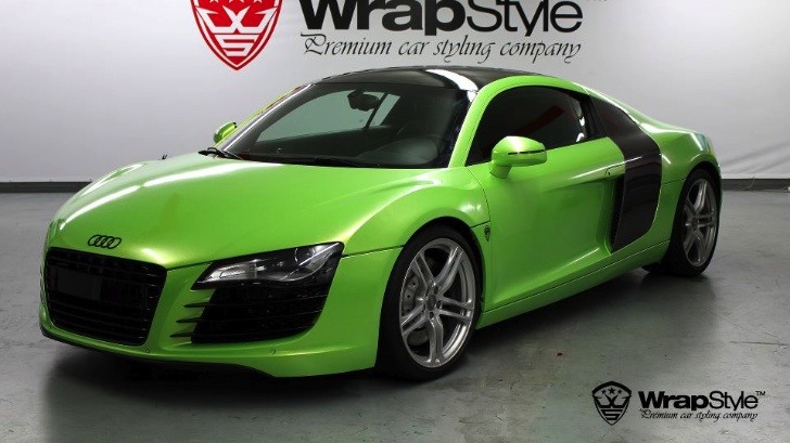  Audi R8 in Toxic Green