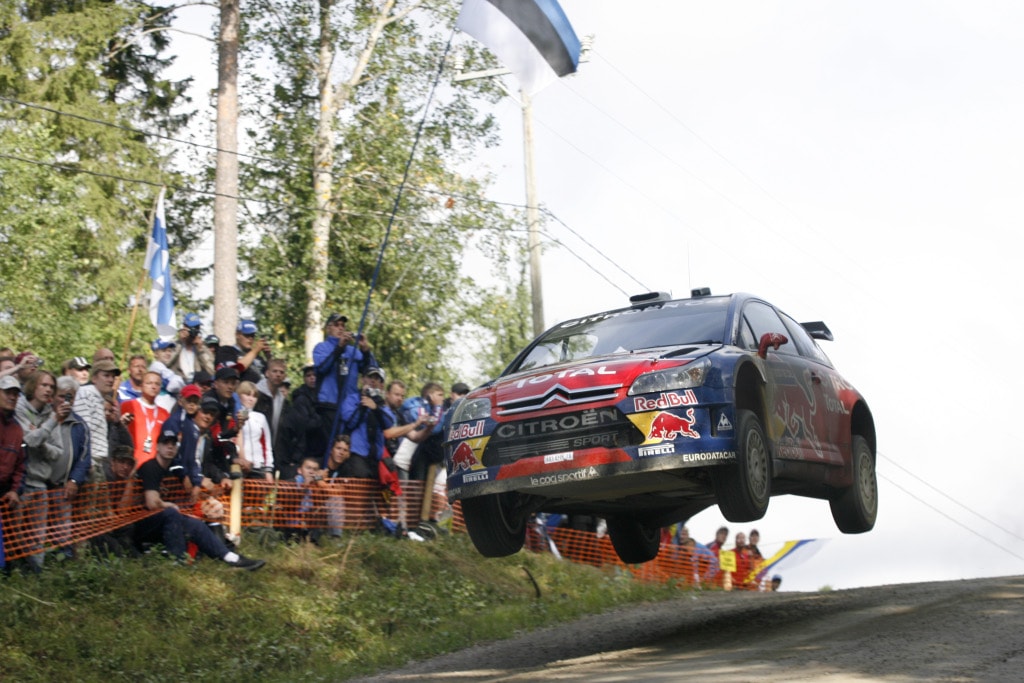 Sebastien Loeb during Rally Finland (2008)