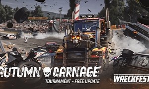 Wreckfest’s Autumn Update Brings Carnage to the Racing Track, New Hotbomb Car