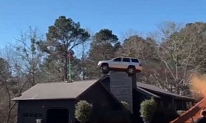 Wrestler Darby Allin Jumps a Jeep Over His House, Crash-Lands Into Trailers