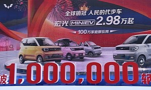 Wuling Hongguang Mini EV Becomes Third Electric Car to Sell More than 1 Million Units