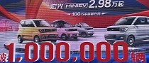 Wuling Hongguang Mini EV Becomes Third Electric Car to Sell More than 1 Million Units