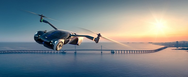 XPeng unveiled the design of its future flying car, at 1024 Tech Day.