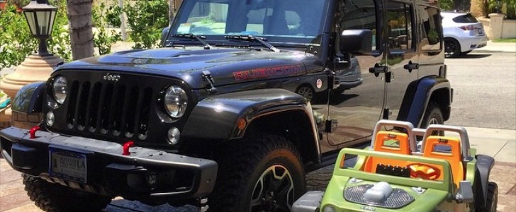 Xzibit Buys New Jeep Wrangler Rubicon, Matching Power Wheels for His Son