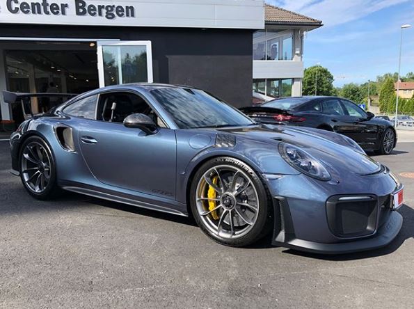 Yachting Blue 2018 Porsche 911 GT2 RS Looks Royal in Norway - autoevolution