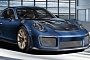 Yachting Blue Metallic Porsche 911 GT2 RS with Espresso Cabin Shows Classy Spec